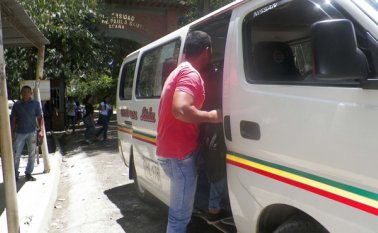 La empresa Cootranshacaritima y el Consejo Superior Estudiantil  llegaron a un acuerdo para subsidiar los pasajes. Javier Sarabia