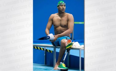 Hassiem compitió en Pekín-2008, en Londres-2012, donde ganó bronce, y ahora en Río cerrará su carrera. AFP