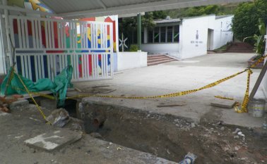 Una emergencia sanitaria se presenta en el instituto Técnico Industrial de Ocaña. Javier Sarabia