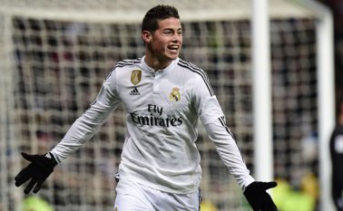 James Rodríguez no es titular en el Real Madrid. Archivo