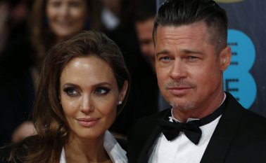 Aunque vivieron juntos durante 12 años, Pitt y Jolie no se casaron hasta agosto de 2014.  AFP