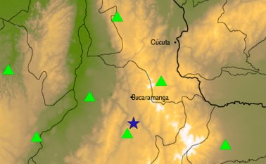 En Cúcuta se sintió el movimiento telúrico. Servicio Geológico Colombiano