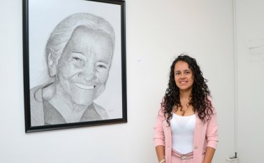 La exposición de karen arévalo es un homenaje a su abuela ‘Trina’. Rodrigo Sandoval