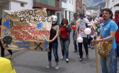 Con una performance, los estudiantes de la unipamplona sensibilizaron a la comunidad sobre la contaminación auditiva. Cortesía