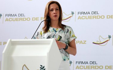 Ministra de Comercio, María Claudia Lacouture. Colprensa