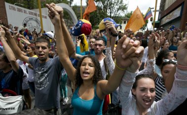 La oposición llamó a los habitantes a hacer protestas en todo el país. Archivo