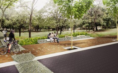 Con los recursos destinados se construirá el edificio Café del Lago, el andén central y se hará mantenimiento a la Plaza de Banderas. Cortesía