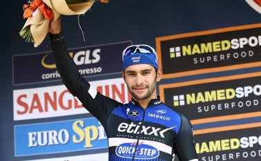 El cilcista colombiano Fernando Gaviria (Etixx Quick Step), se destacó ayer en el Giro del Piamonte, al coronarse subcampeón de la competencia, al ser superado en el embalaje por el italiano Giacomo Nizzolo. Etixx-quickstep