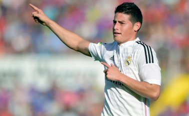 El seleccionador José Pékerman convocó a James Rodríguez para disputar con Colombia los próximos partidos de eliminatorias contra Paraguay y Uruguay. Archivo