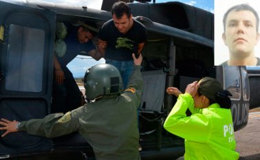 Jesús Hermín García Sanguino deberá responder a la justicia por los delitos de rebelión y concierto para delinquir. Policía Nacional