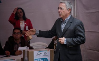 Uribe manifestó que la negativa a los acuerdos no significa que quieran la guerra, sino por el contrario. Colprensa