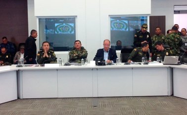 "La Policía con la Fiscalía avanza en la judicialización de una persona", expresó el ministro Villegas. Colprensa