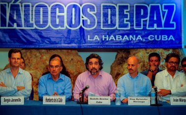 Las posibilidades de que las partes volvieran a la mesa a replantear algunos aspectos de los acuerdos no eran bien recibidas. Archivo