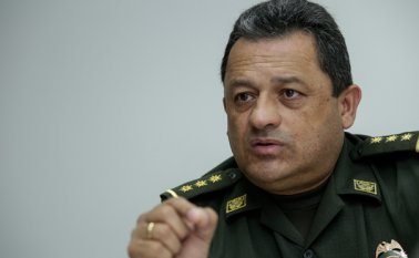 El general Jorge Hernando Nieto informó que al hombre se le sindica de ser el responsable de varios ataques a la Fuerza Pública. Colprensa