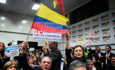 "Nos enorgullecemos de apoyar la paz, ahora y en el futuro", señaló la OAL en un comunicado. Colprensa