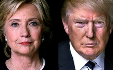 Hillary Clinton y Donald Trump. Internet