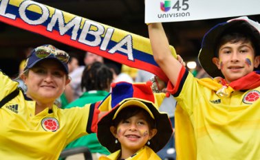 Hinchada colombiana. Archivo