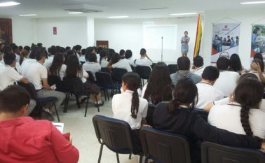 La jefe del Departamento explicó además, que dicha estrategia educativa forma parte del programa psicosocial para la gestión de la permanencia y graduación estudiantil titulado Cuenta conmigo. Cortesía
