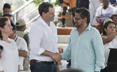 Frank Pearl e Iván Márquez. Colprensa