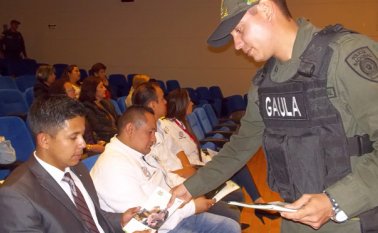 El grupo Gaula intensificó la campaña preventiva contra la extorsión y el secuestro. Roberto Ospino