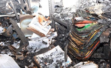 El gerente del organismo operador aseguró que gran parte de la documentación quemada se encuentra digitalizada y escaneada Edinsson Figueroa