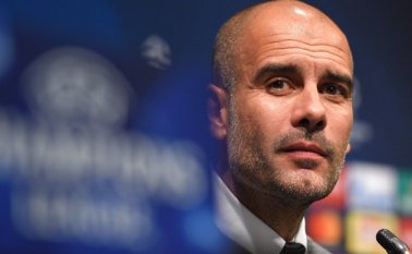 Pep Guardiola, técnico del Manchester City. AFP