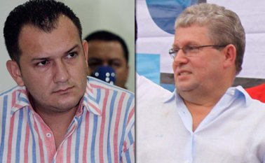 Nelson Ovalles (izquierda), quien sería el nuevo presidente, y Ramiro Suárez (derecha). Archivo