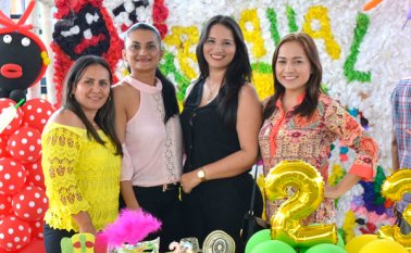 En la foto: Sandra Durán, Sandra Luna, Jenny Duarte y Sandra Vivas. Edinsson Figueroa