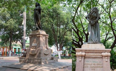 El monumento de la heroína fue inaugurado el 13 de octubre de 1913. Juan Pablo Cohen