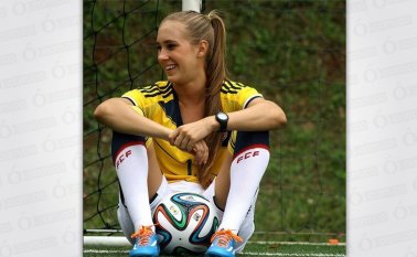 La delantera, oriunda de Cali, recordó que practica fútbol desde los seis o siete años. Tomada de Internet