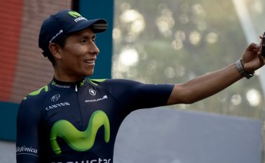 Quintana ha vivido un 2016 exitoso con el triunfo en la ronda española, así como un tercer puesto en el Tour de Francia. Además se adjudicó el Tour de Romandía y la Vuelta a Catalunya. Archivo