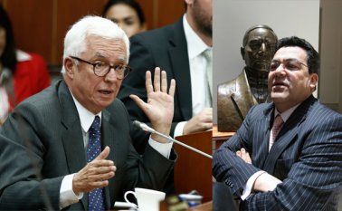 Jorge Enrique Robledo, senador y precandidato a la Presidencia de la República. Jaime Dussán, exsenador del Polo Democrático Alternativo. Archivo