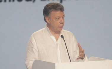 La aprobación del presidente Santos llegó al 34 por ciento, hace dos meses era de 29%. Colprensa