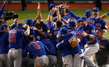 Los Cachorros de Chicago ganaron la Serie Mundial de béisbol. AFP