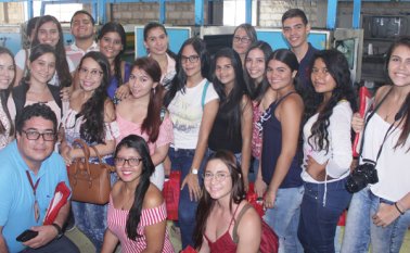 Los estudiantes de la Universidad de Pamplona conocieron los procesos que se llevan a cabo todos los días en este medio de comunicación. Giovanny Rojas