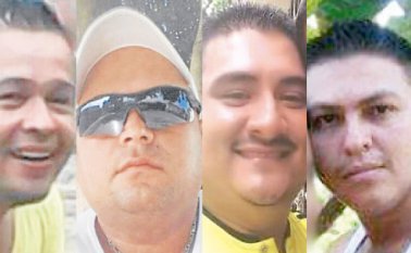 Daniel Alexander Chía Osorio, Gustavo Enrique Linares Prato, William Darío Guerrero Tibaduiza y Alex Bonilla. Cortesía