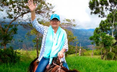 Gloria María Contreras Chinchilla sufre de diabetes y tensión alta. Cortesía