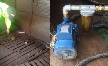 Los hidrocarburos son almacenados y extraídos de los recipientes subterráneos a través del uso de motobombas. Cortesía