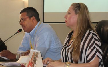 El secretario Jurídico del municipio, Emerson Meneses, durante la presentación de su informe de gestión ante el Concejo. Orlando Carvajal