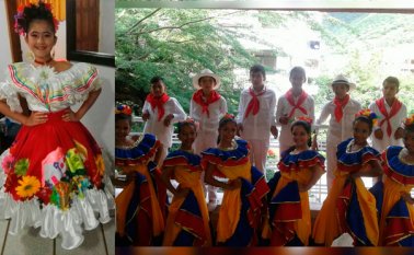Lo integrantes del Grupo Folclórico de Chinácota se destacaron por su coordinación al interpretar las danzas de Norte de Santander. Los acompañantes de Jeimmy Karime Monsalve ganaron el premio a la mejor comitiva. Cortesía