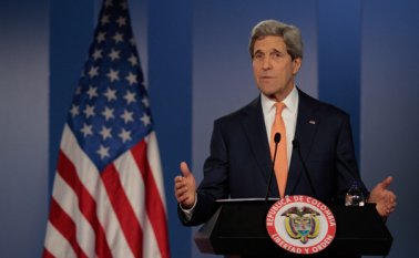 El secretario de Estado estadounidense recalcó que su Gobierno continuará con la cooperación al proceso de paz. Colprensa