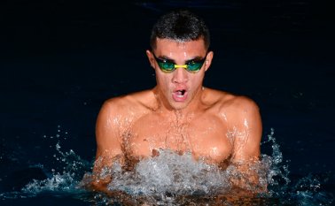 Diego Alejandro Castañola cuota de Norte de Santander en la selección Colombia, en la Copa Pacífico de aguas abiertas que se efectuará en Salinas, Ecuador. Edgar Cusgüen Olarte
