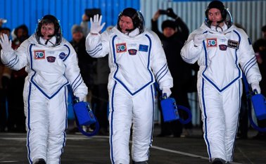 Peggy Whitson, Oleg Novitsky y Thomas Pesquet tiene una gran experiencia en el área. El regreso de los tres astronautas a la Tierra está previsto el 15 de mayo de 2017. AFP