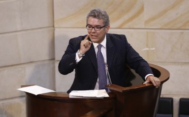 El senador Iván Duque, delegado del Centro Democrático para la construcción del nuevo acuerdo de paz, es uno de los invitados. Archivo