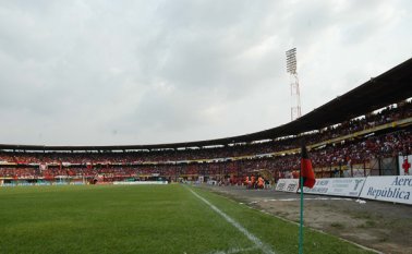 El Cúcuta Deportivo fue admitido en reorganización el 24 de febrero de 2012 y el acuerdo fue confirmado el 22 de mayo de 2013, con pasivos cercanos a los $13.000 millones. Archivo