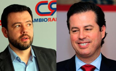 Carlos Fernando y Juan Manuel Galán celebraron la decisión. Colprensa