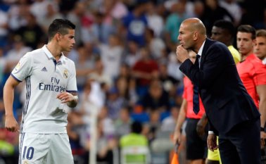 Los diarios deportivos de España de nuevo indagaron al técnico Zinedine Zidane y le dieron a tender al entrenador si el cucuteño tendrá posibilidades de jugar. AP