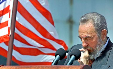 Trump señaló que "el legado de Fidel Castro es el de los pelotones de fusilamiento, robo, sufrimiento inimaginable, pobreza y la negativa de derechos humanos fundamentales". AFP