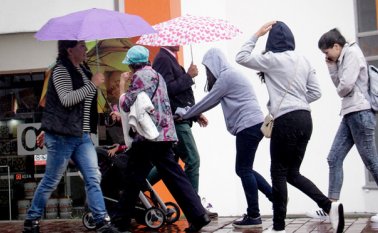 En las últimas horas se han presentado fuertes aguaceros en distintas partes de Colombia. Colprensa