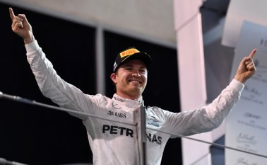 Nico Rosberg se coronó campeón de la Fórmula 1. AFP